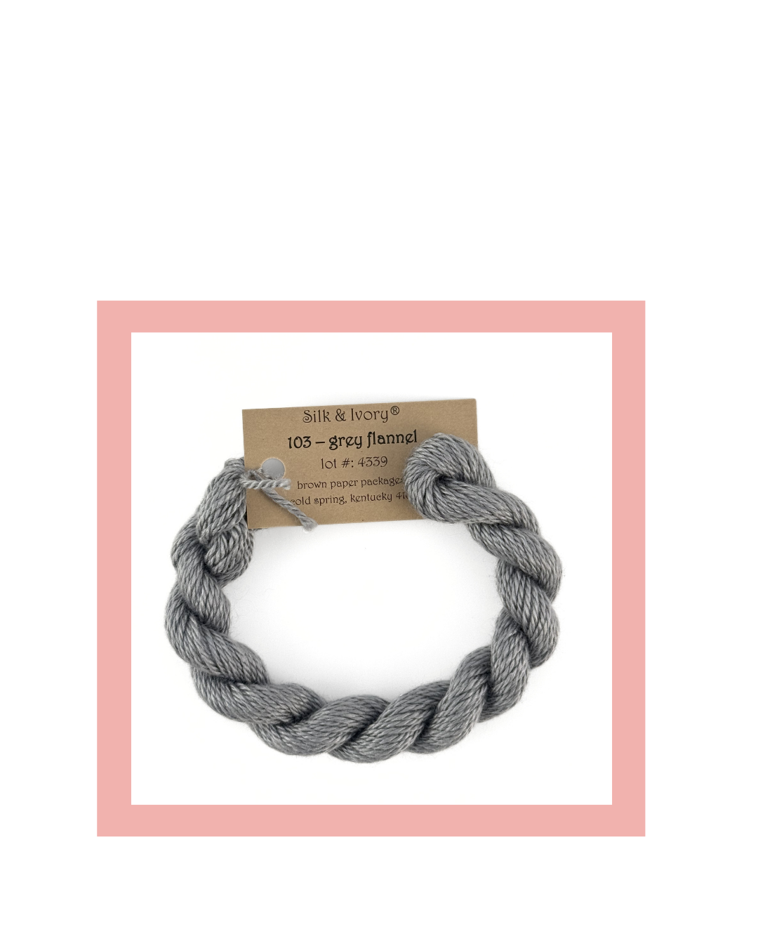 SILK AND IVORY 103 GREY FLANNEL