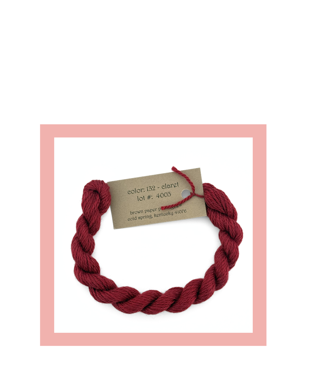 SILK AND IVORY 132 CLARET