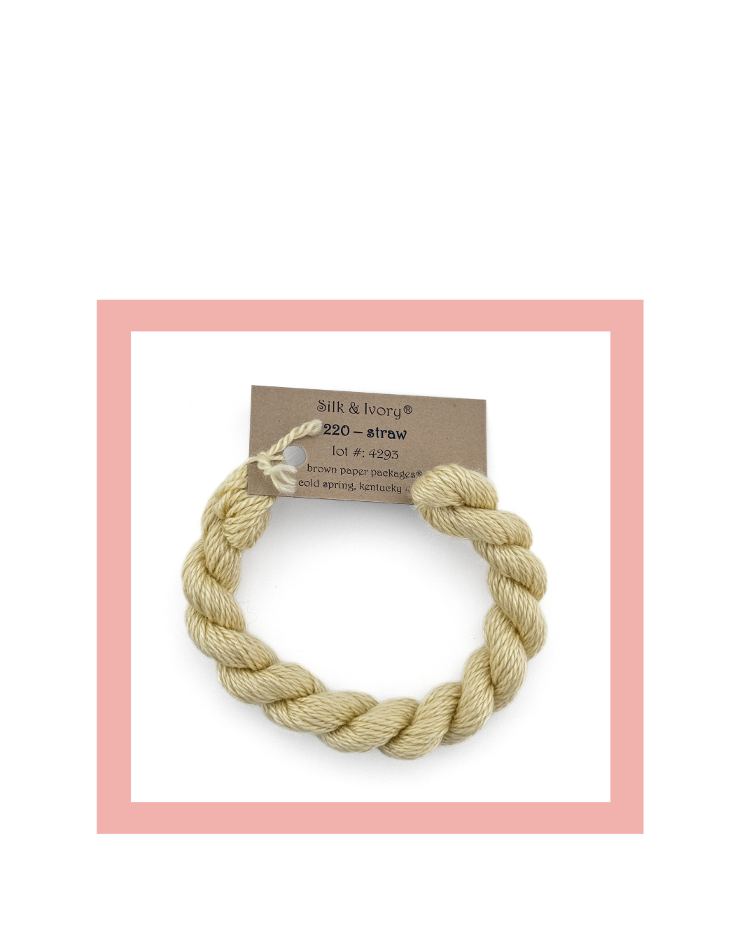 SILK AND IVORY 220 STRAW