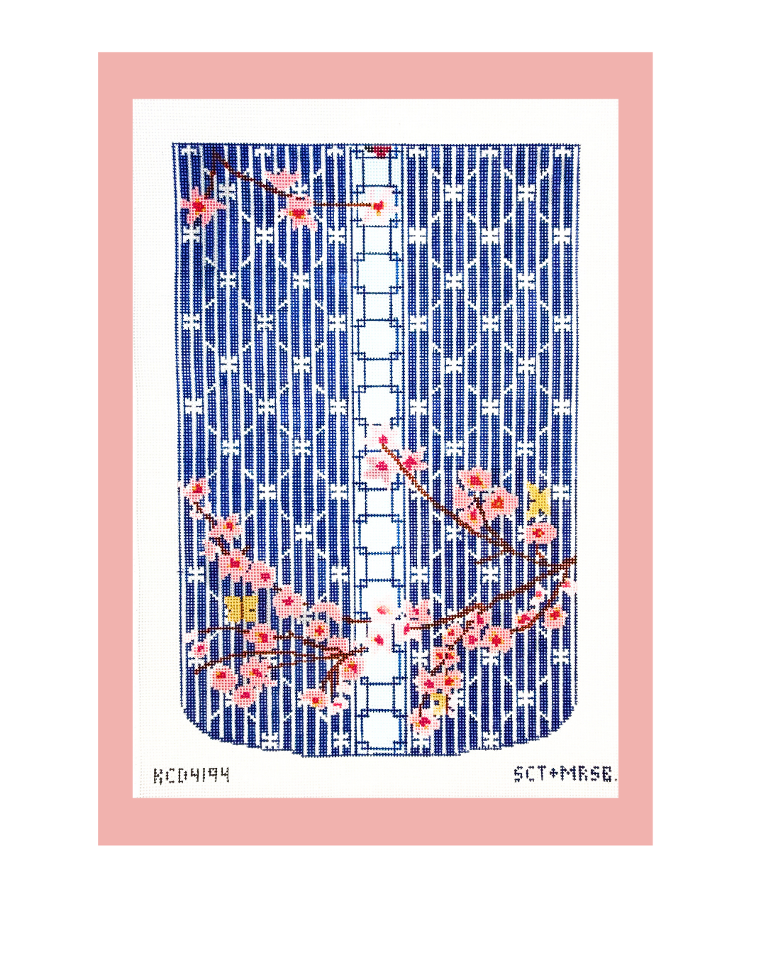 Cherry Blossom Trifold Clutch