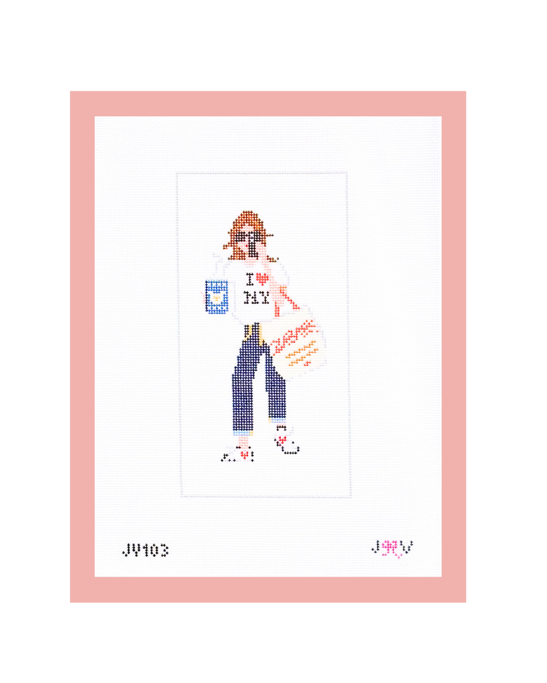 NYC GIRL - STITCH PRINTED