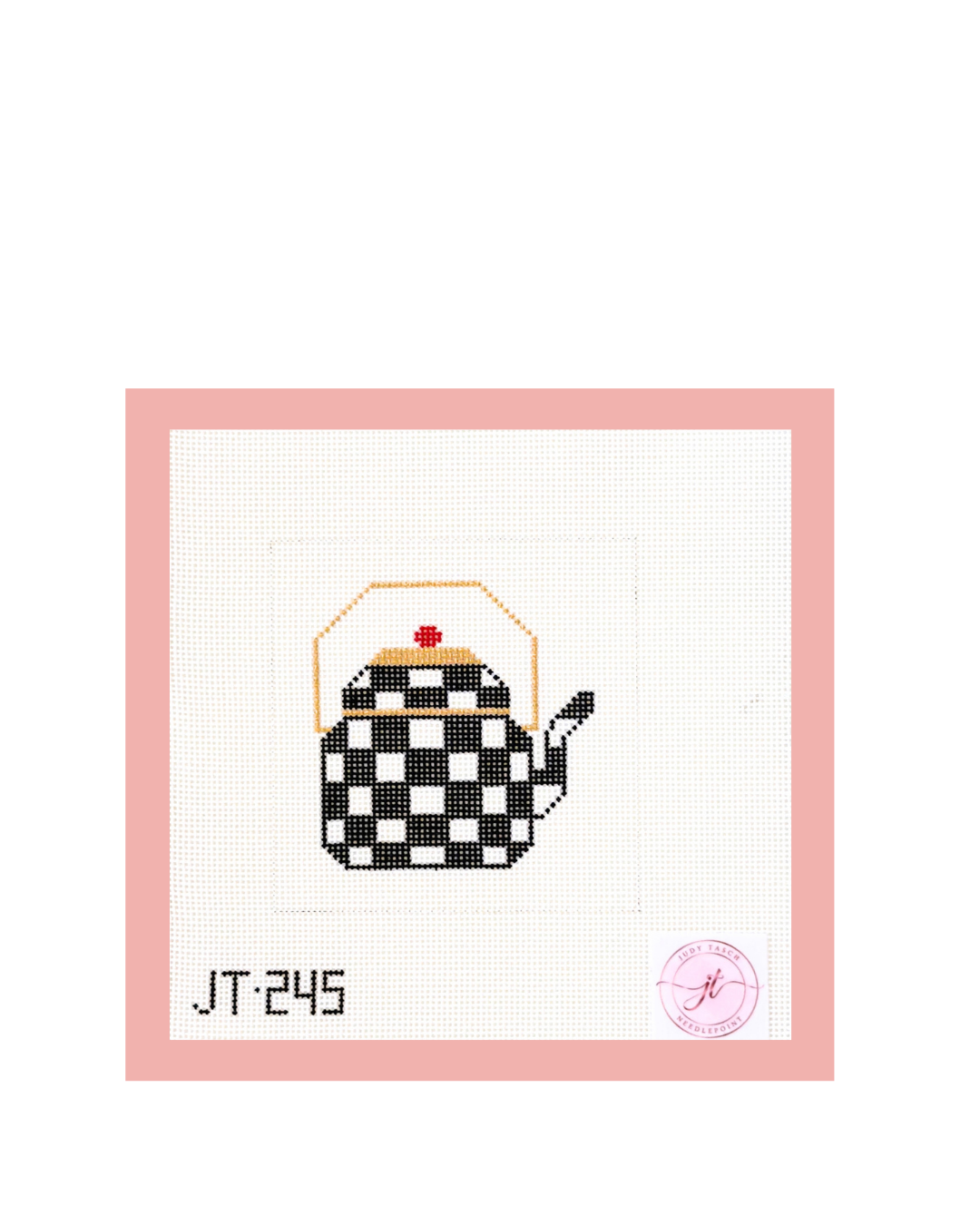 Tea Pot Black and White