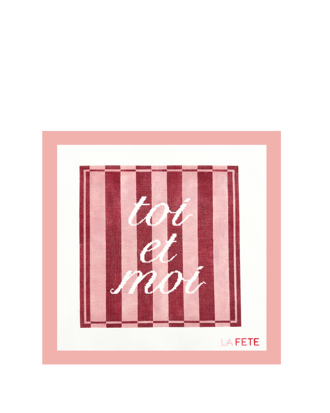 Toi et Moi Red Pillow